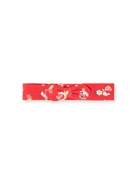 Fita vermelha estampado bebé menina LYIHABAND / 21SI09X1BAN505