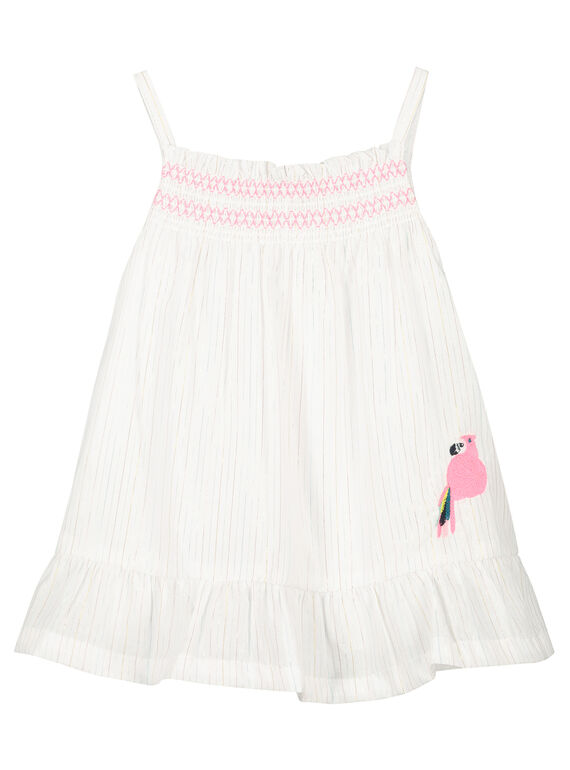 Vestido de alças bebé menina FICUROB4 / 19SG09N4ROB000