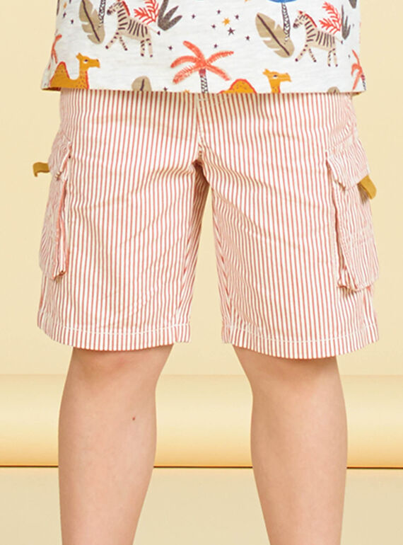 Bermudas camel criança menino LOTERBER1 / 21S902V4BERF519
