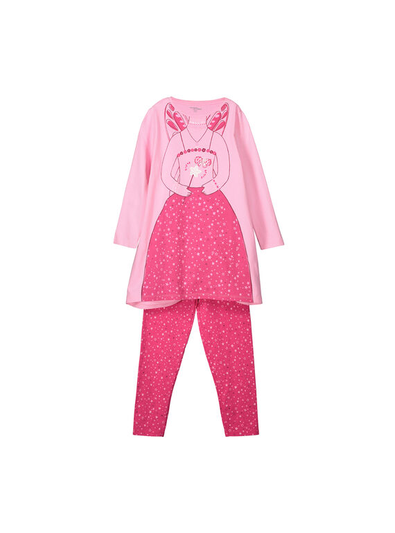 Camisa de noite com fita menina FEFACHUDE / 19SH1141PYGD301