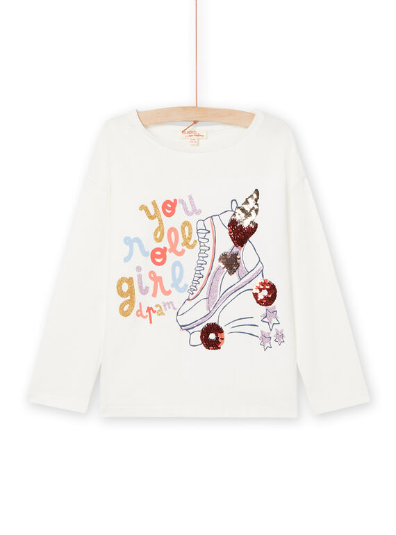 T-shirt com padrões fantasia e lantejoulas RAPURTEE1 / 23S901L2TML001