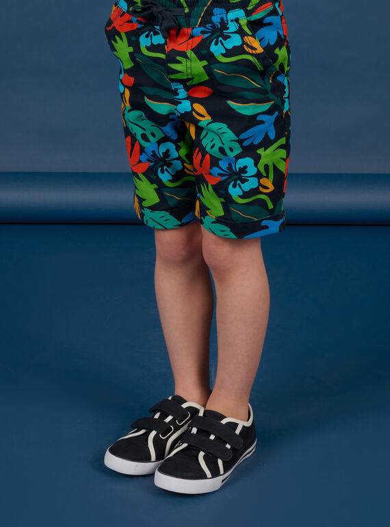 Bermudas com estampado de folhagem menino NOWABER3 / 22S902V1BER705