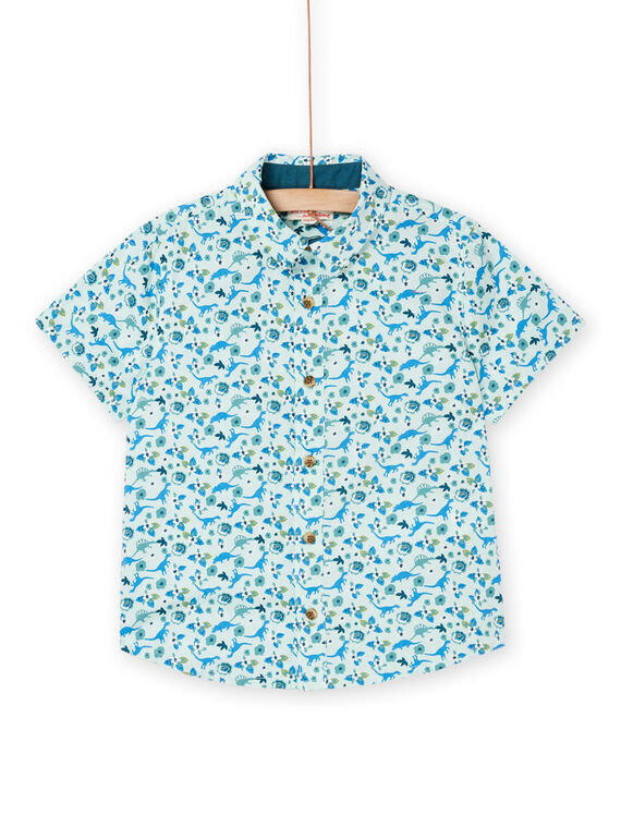 Camisa opalino com estampado de dinossauros ROBUSHIRT / 23S90241CHMG622