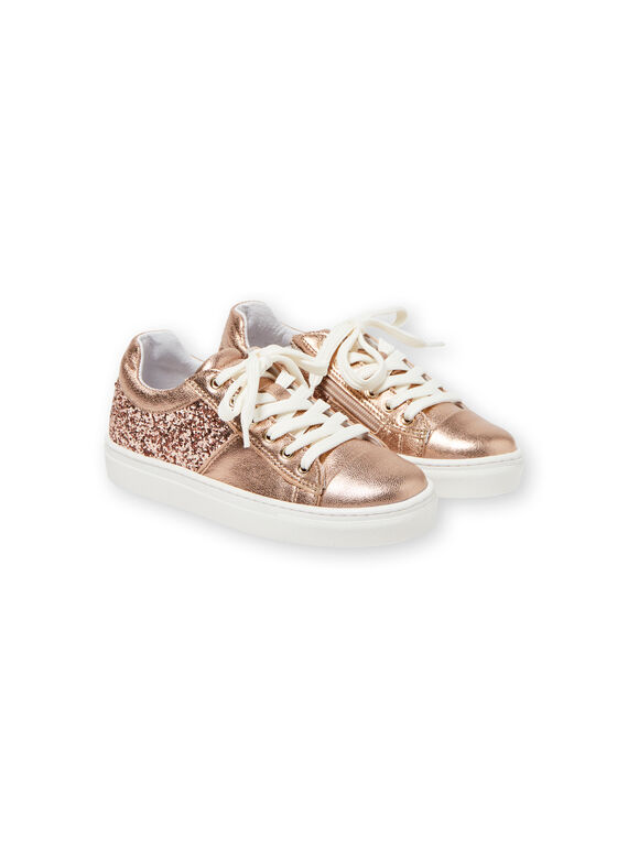 Sapatilhas dourado rosa menina LFBASGOLD / 21KK3533D3FK009