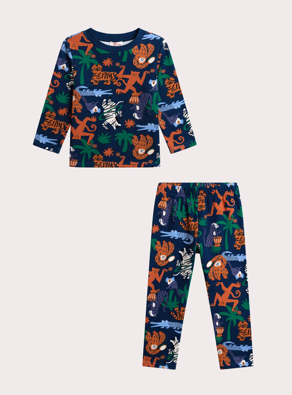 Dark green PYJAMA XEGOPYJUNG / 25WH12B3PYJ622