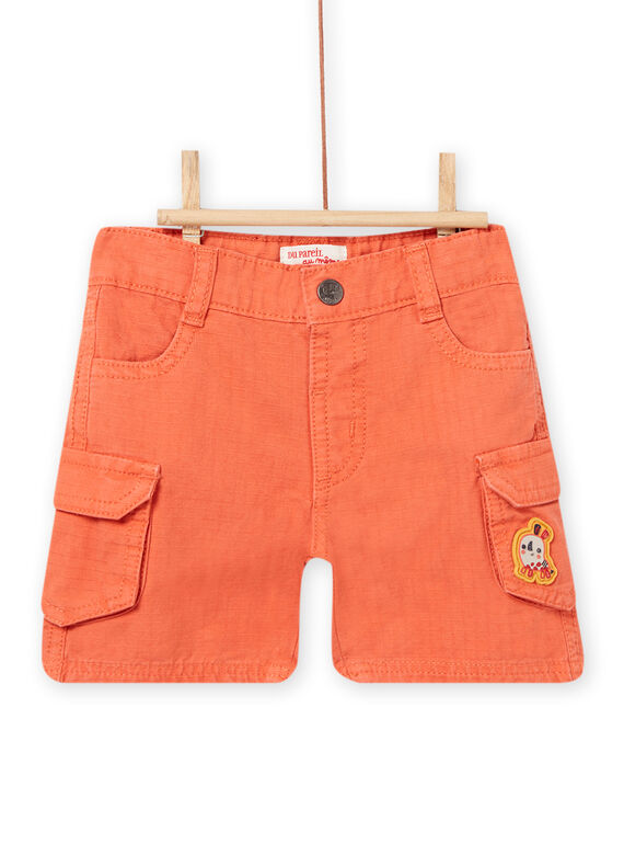 Bermudas laranja bebé menino NUFLABER1 / 22SG10R2BER405