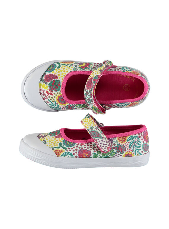 Babies de tecido estampado menina FFBABCASH / 19SK35C1D17304