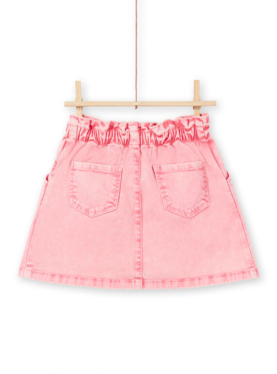 Saia de ganga rosa menina MAKAJUP1 / 21W901I1JUPD305