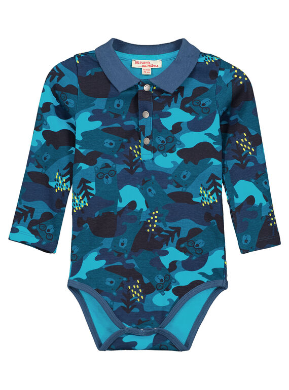 Medium turquoise Body suit GUTUBOD / 19WG10Q1BOD209