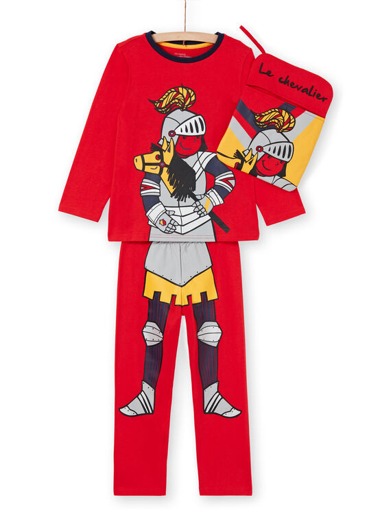 Conjunto pijama t-shirt e leggings vermelho criança menino LEGOPYJMAN1 / 21SH12S1PYG502