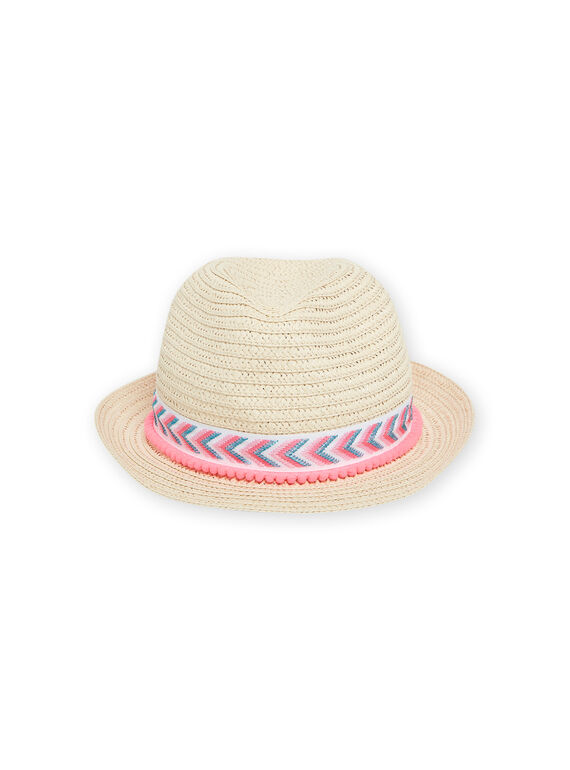 Chapéu de palha menina NYAMERHAT / 22SI01L1CHA009