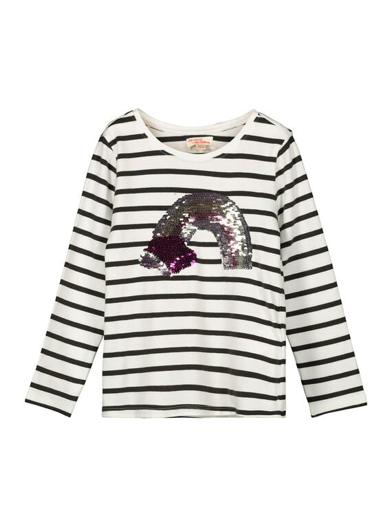 T-shirt mangas compridas menina FALITEE3 / 19S90123TML099
