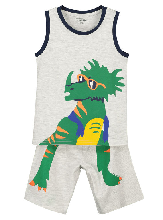 Pijama calções menino dinossauro FEGOPYCTRI / 19SH12H5PYJJ906