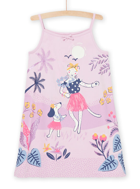Camisa de dormir com padrão florido e animais REFACHUAWA / 23SH11H1CHN320