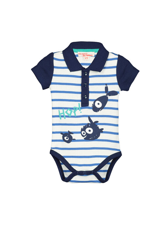 Body de mangas curtas bebé menino FUNEBOD / 19SG10B1BOD099