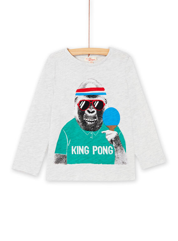 Grey LONGSLEEVE T-SHIRT KOJOTEE1 / 20W90232D32J920
