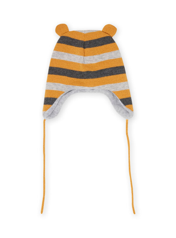 Gorro de malha às riscas bebé menino MYUGROBON2 / 21WI1061BONJ920