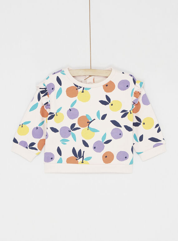 Sweat rosa-pálido com estampado de fruta SILINSWE / 23WG09H1SWE301