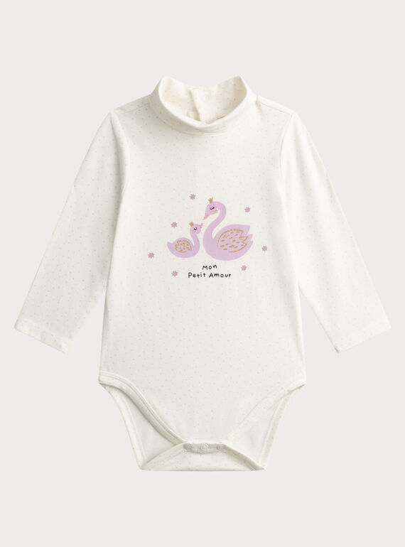 Body com animação de cegonha para bebé menina VIPERBOD / 24WG09R1BOD001