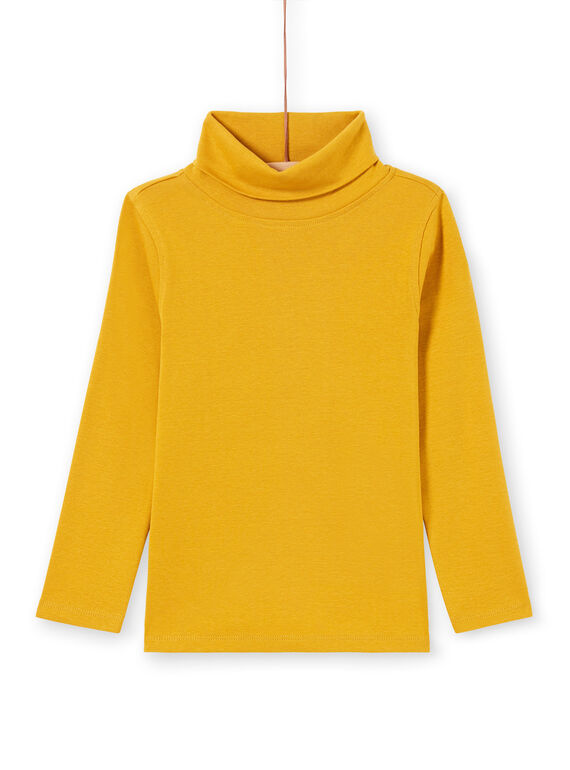 Camisola interior de mangas compridas lisa amarelo menino MOJOSOUP1 / 21W902N1SPL113