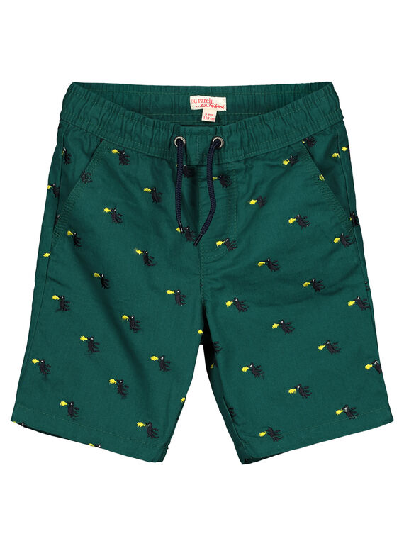 Bermudas Verde bordado GOVEBER1 / 19W90221BERG614