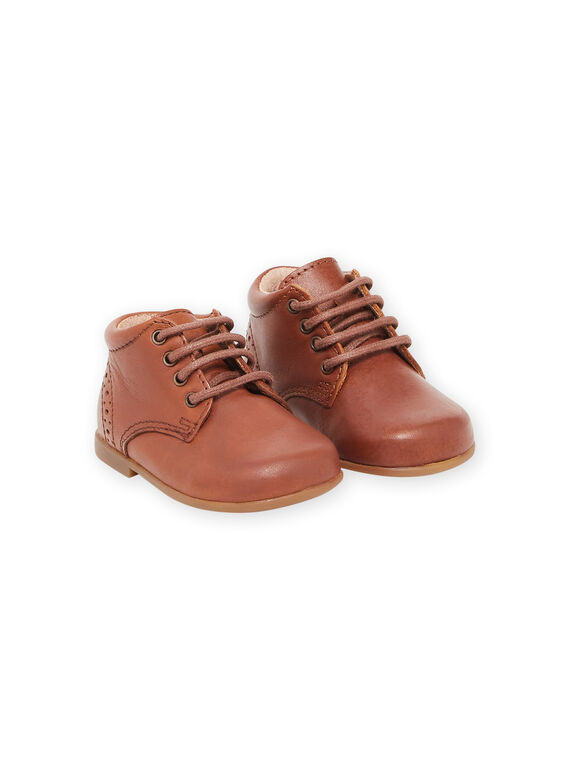 Botinhas em couro liso PUBOTIESSC / 22XK38B1D0F804