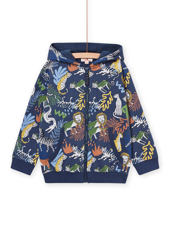 Sweat com capuz e com estampado da selva POMOGIL / 22W902N1GIL622