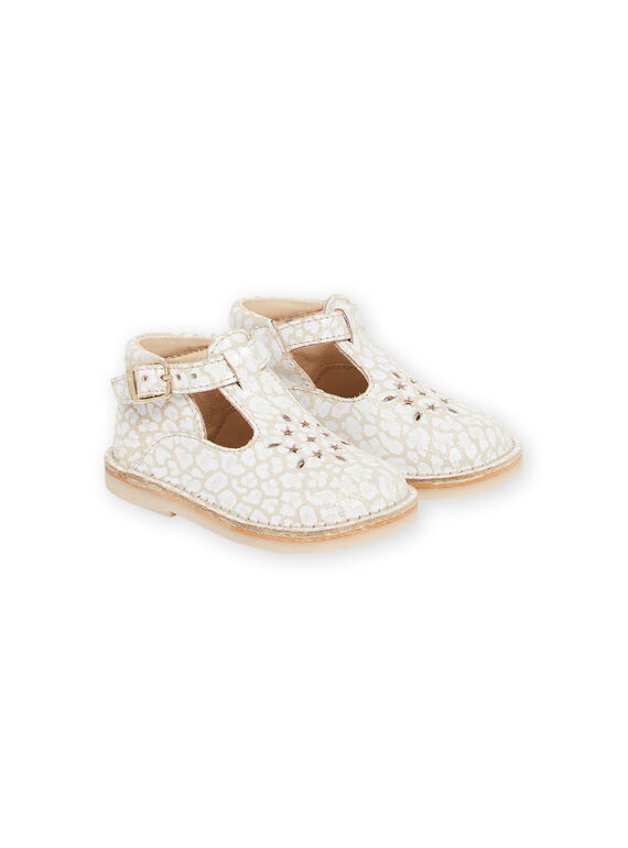 Salomés douradas com estampado decorativo bebé menina NISALDORINE / 22KK3732D13954