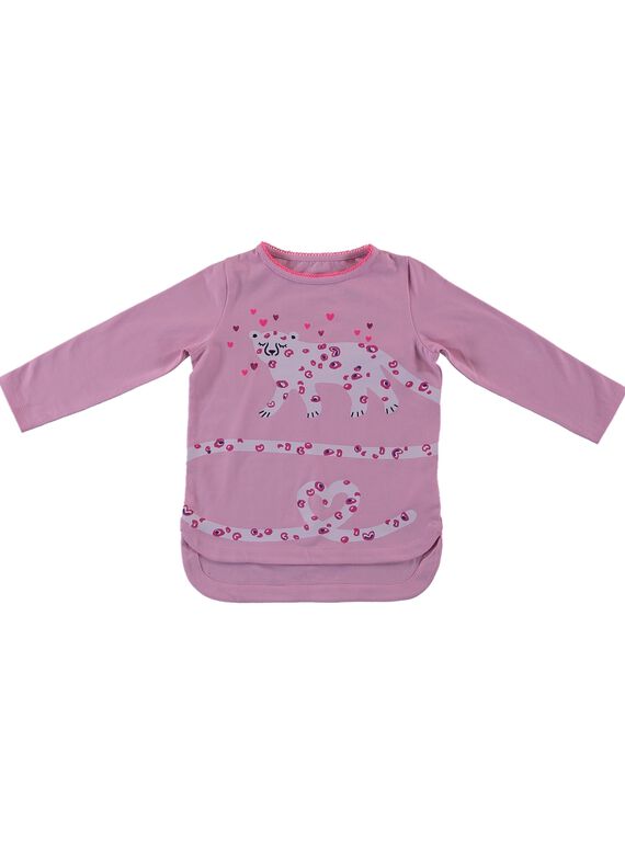 Pijama: parte de cima mais comprida atrás e leggings GEFAPYJPAN / 19WH1156PYJD301