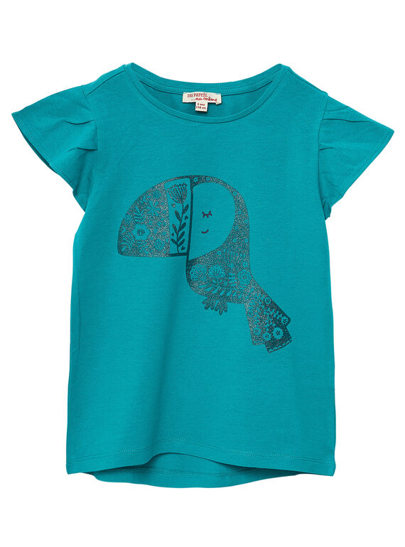 T-shirt Mangas Curtas Azul JAJOTI5 / 20S90143D31C235