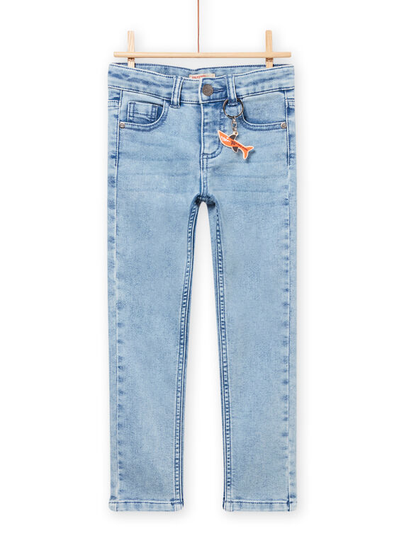 Calças de ganga knit e porta-chaves tubarões menino NOVIJEAN / 22S902M1JEAP269