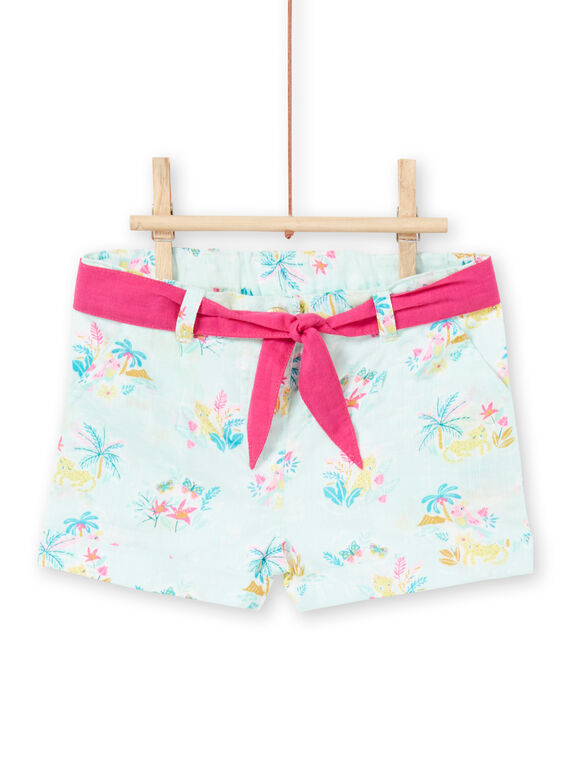 Calções azuis bebé menina LIVERSHO / 21SG09Q1SHOG622