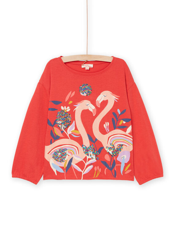 T-shirt com padrões fantasia e lantejoulas RAPURTEE2 / 23S901L1TMLF503