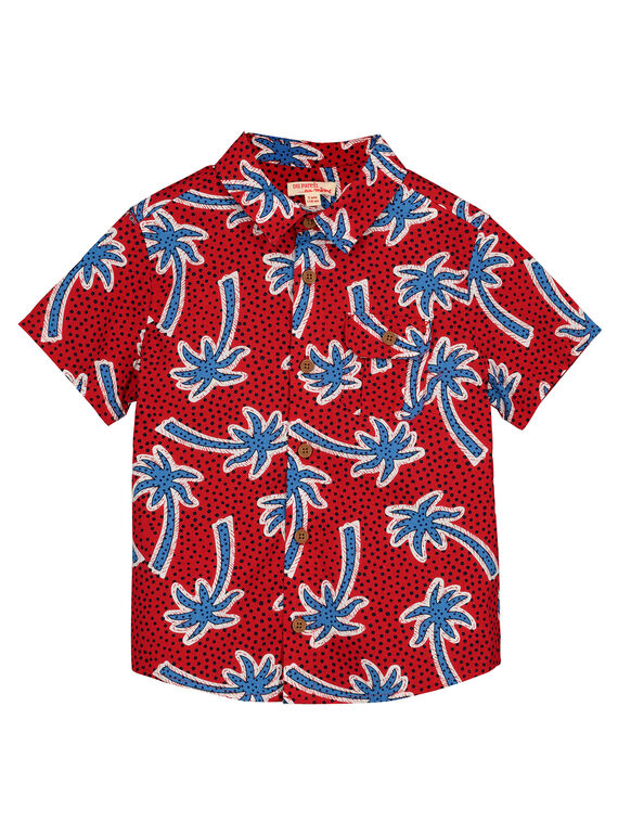 Camisa de mangas curtas palmeiras menino FOTOCHEM / 19S902L1CHMF505
