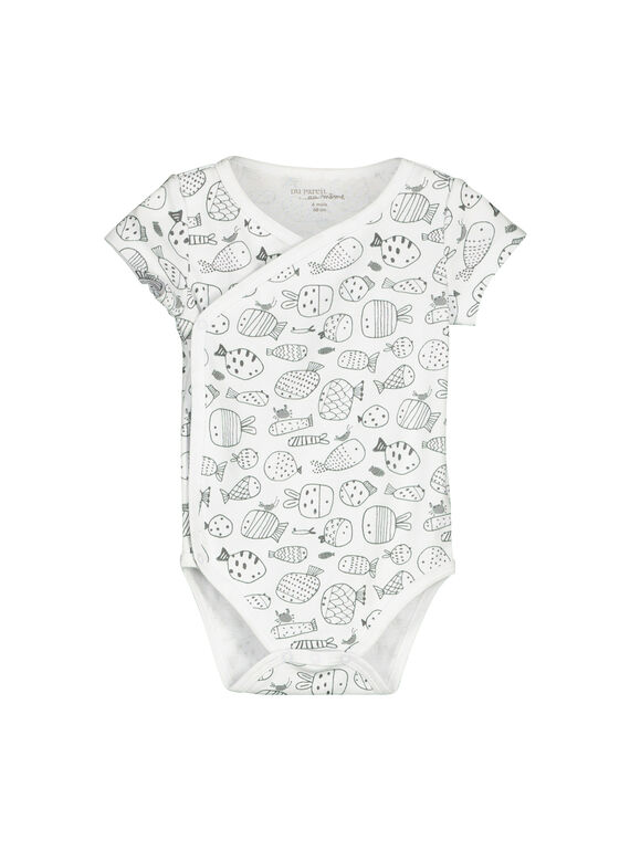 Body de mangas curtas bebé unissexo FOU1BOD4 / 19SF7714BOD099