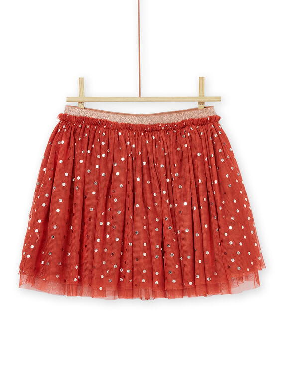 Saia em tule com estampado às bolas PAPRAJUP2 / 22W901S1JUP410
