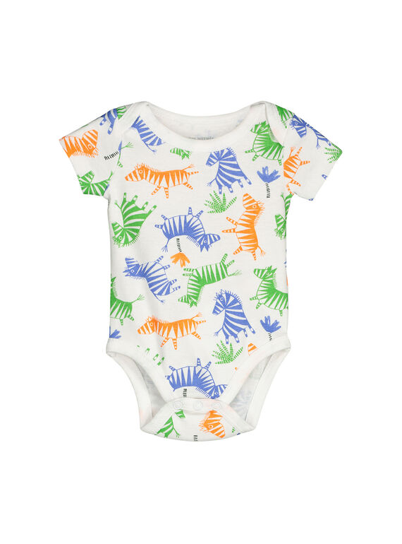 Body de mangas curtas bebé menino FEGABODZEB / 19SH1452BDL099