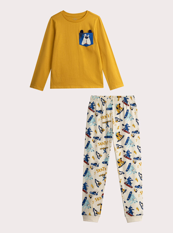 Pijama com padrão de cachorro para menino  VEGOPYJDOG / 24WH1274PYJ010