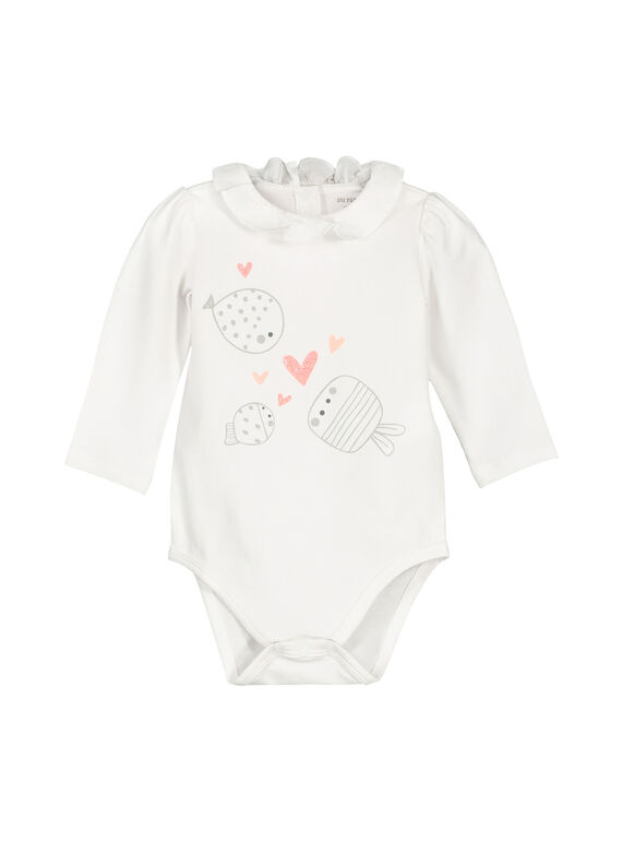 Body de mangas compridas bebé menina FOU1BOD8 / 19SF051EBOD000