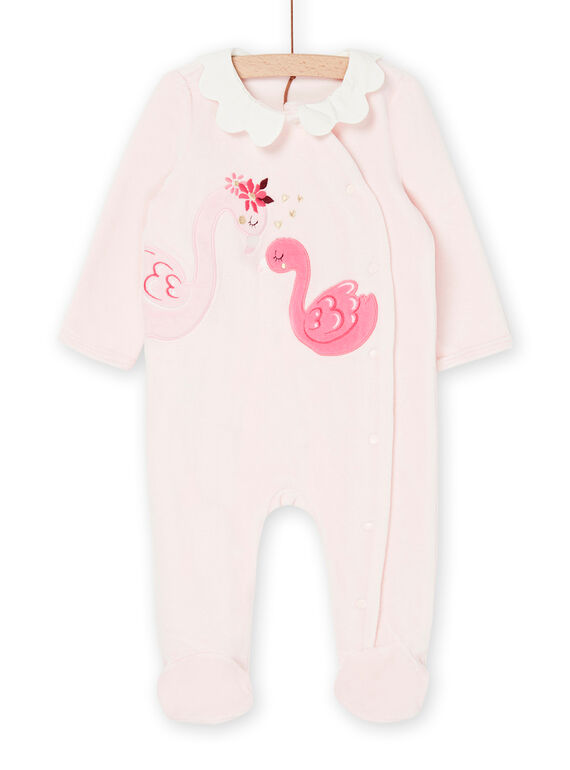 Babygro rosa de mangas compridas REFIGREFLAM / 23SH13D4GRED322