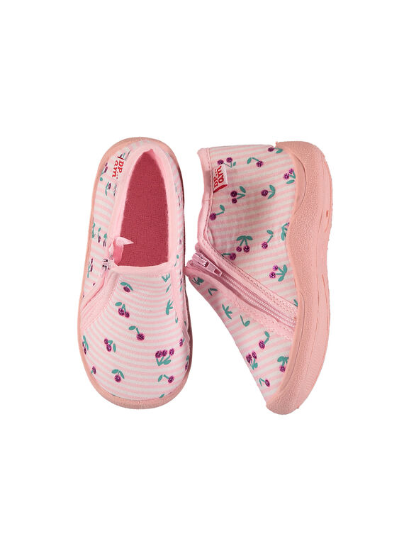 Pantufas jersey bebé menina FBFBOTCER / 19SK3731D0A030