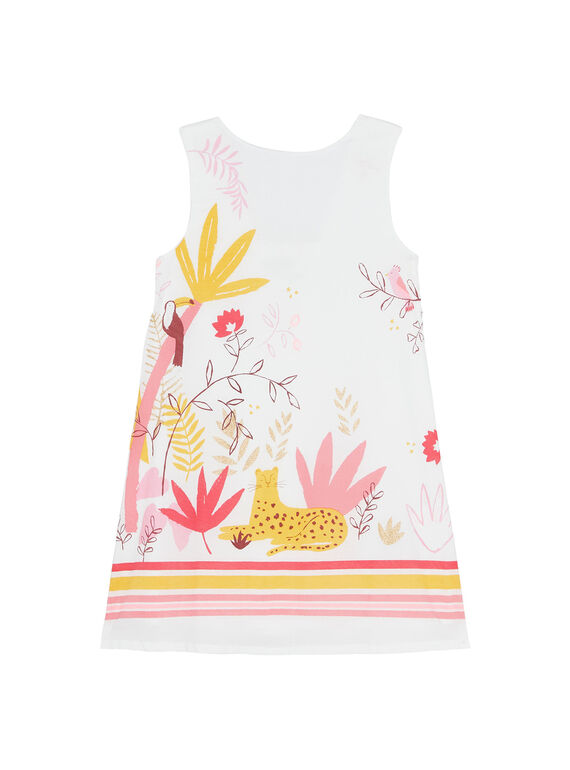 Vestido sem mangas com estampado vegetal e animais JADUROB3 / 20S901O2ROB001