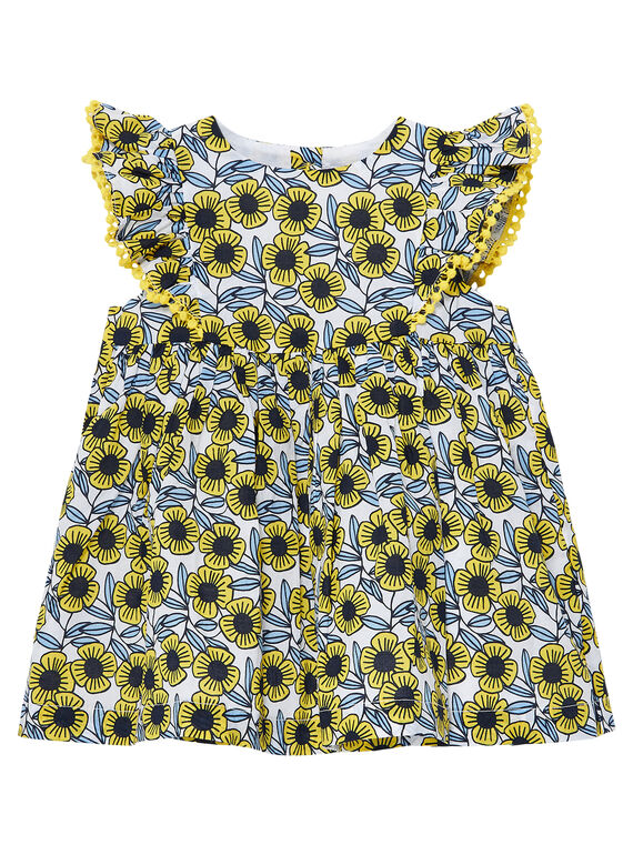 Vestido estampado bebé menina JITROROB2 / 20SG09F3ROB000