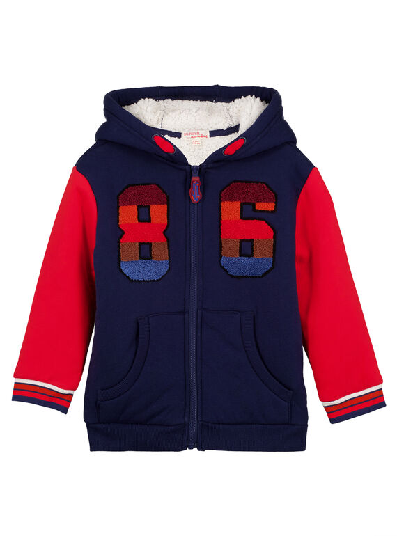 Casaco acolchoado Sherpa Azul-Marinho e Vermelho GOSANGIL1 / 19W902C2GIL070