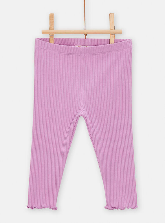 Leggings rosa bebé menina TYIJOLEG2 / 24SI0983CAL326