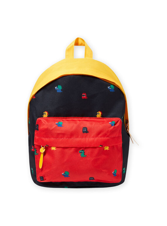 Mochila colorblock com estampado monstro menino MYOCLASAC / 21WI02G1BES705