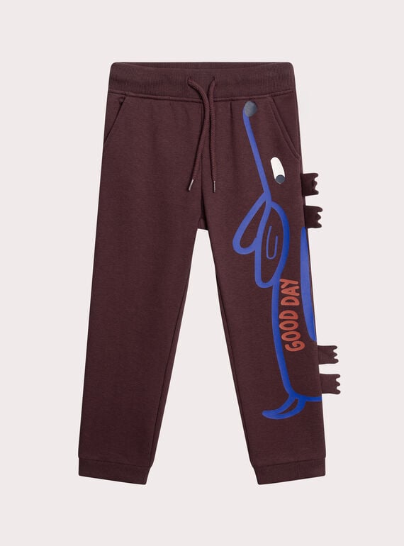 Calças de fato de treino azuis para menino XOBLUJOG / 25W902N1JGB501