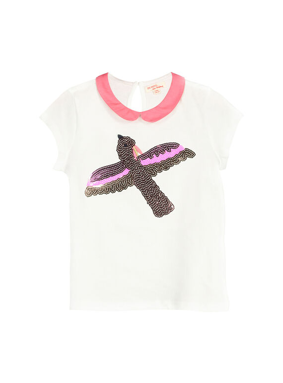 T-shirt gola Peter Pan menina FAPOBRAS / 19S901C1BRA001