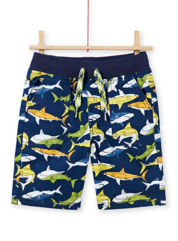 Bermudas estampadas azul criança Menino LONAUBER / 21S902P1BER070