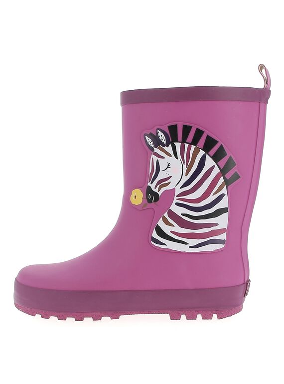 Girls' wellies DFBPZEBR / 18WK35V3D0C708
